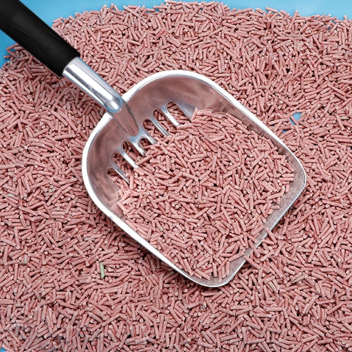 Poop scoop - High-quality aluminum cat litter scoop - Durable and easier to clean - For kittens