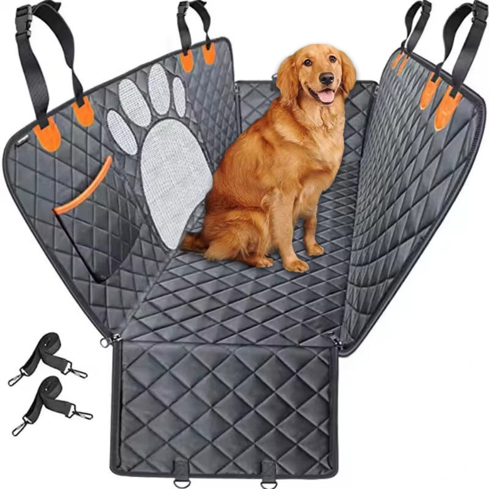 Waterproof dog car seat cover for rear seats