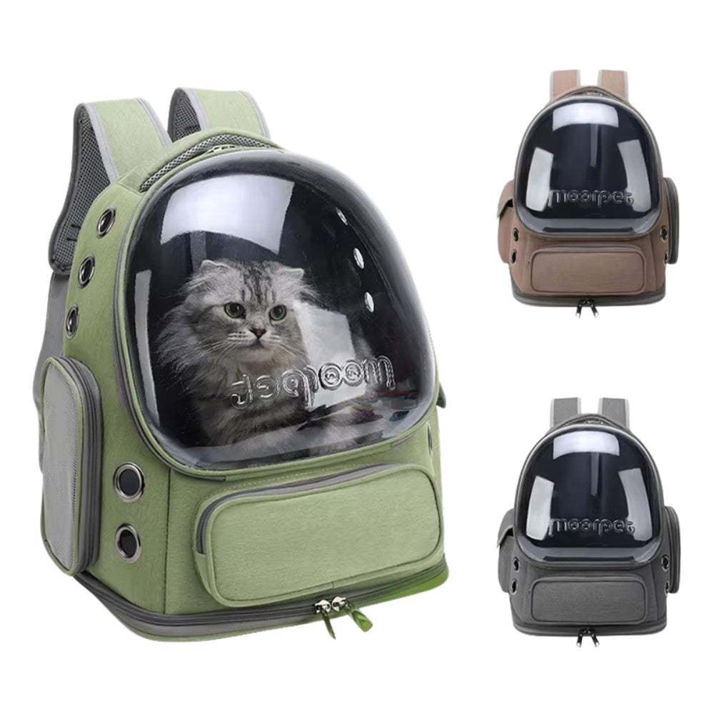 Breathable cat carrier backpack for travel