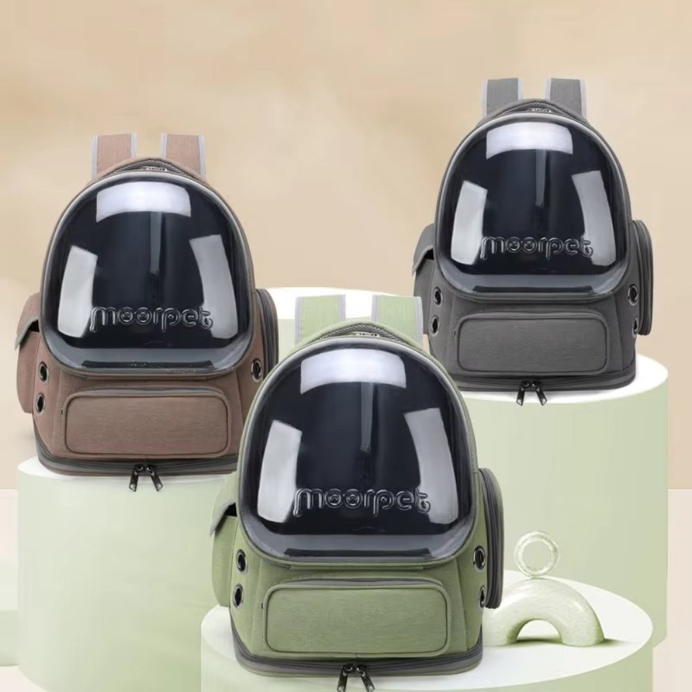 Breathable cat carrier backpack for travel