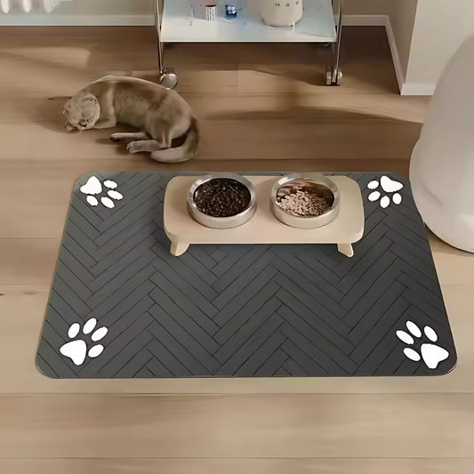 Dog and cat feeding mat waterproof non-slipBowls