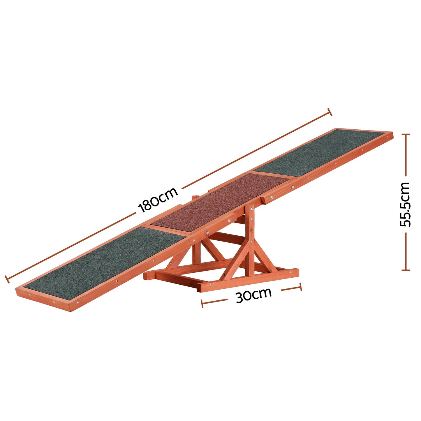 i.Pet Dog Agility Equipment Pet Seesaw Obedience Training Puppy Obstacle Outdoor Play 180cm