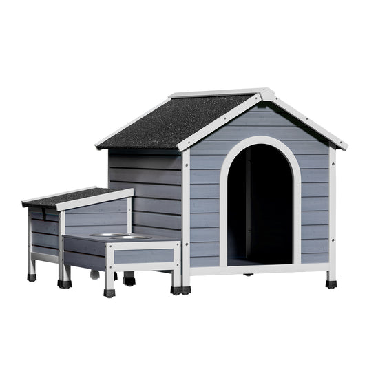 Large Wooden Dog Kennel – Outdoor Pet House & Puppy Cabin