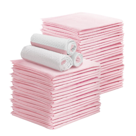 Puppy Training Pads 200-Pack 60×60cm – Super Absorbent, Pink