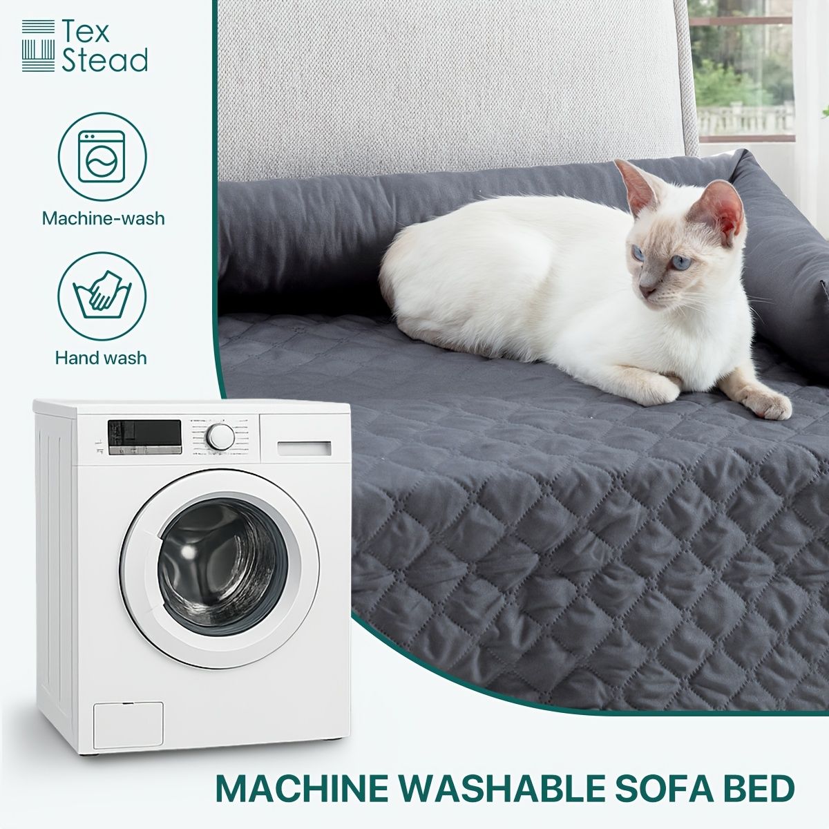 75*75CM scratch resistant pet bed cover, dog bed cover, TPE pet bed cover, durable pet furniture protector, pet hair resistant cover, Australian pet accessories, couch protector for dogs, cat furniture cover