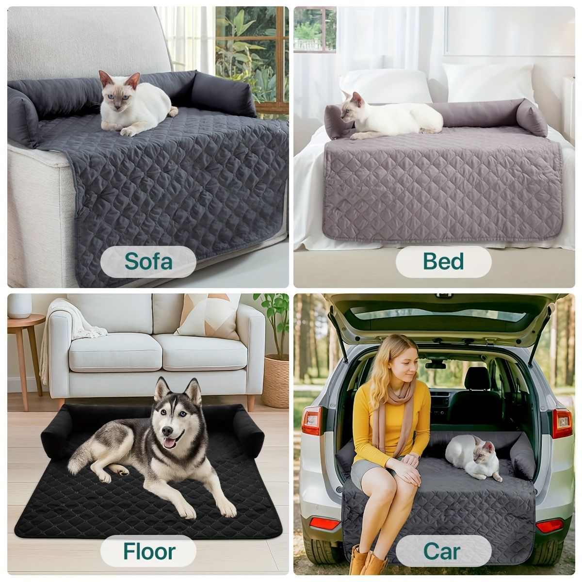 75*75CM scratch resistant pet bed cover, dog bed cover, TPE pet bed cover, durable pet furniture protector, pet hair resistant cover, Australian pet accessories, couch protector for dogs, cat furniture cover