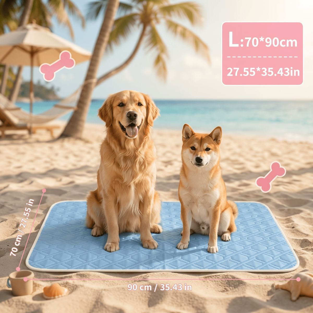 Instant Cooling Pet Mat Self Cooling Pet Mat No Electricity Pet Mat Pet Cooling