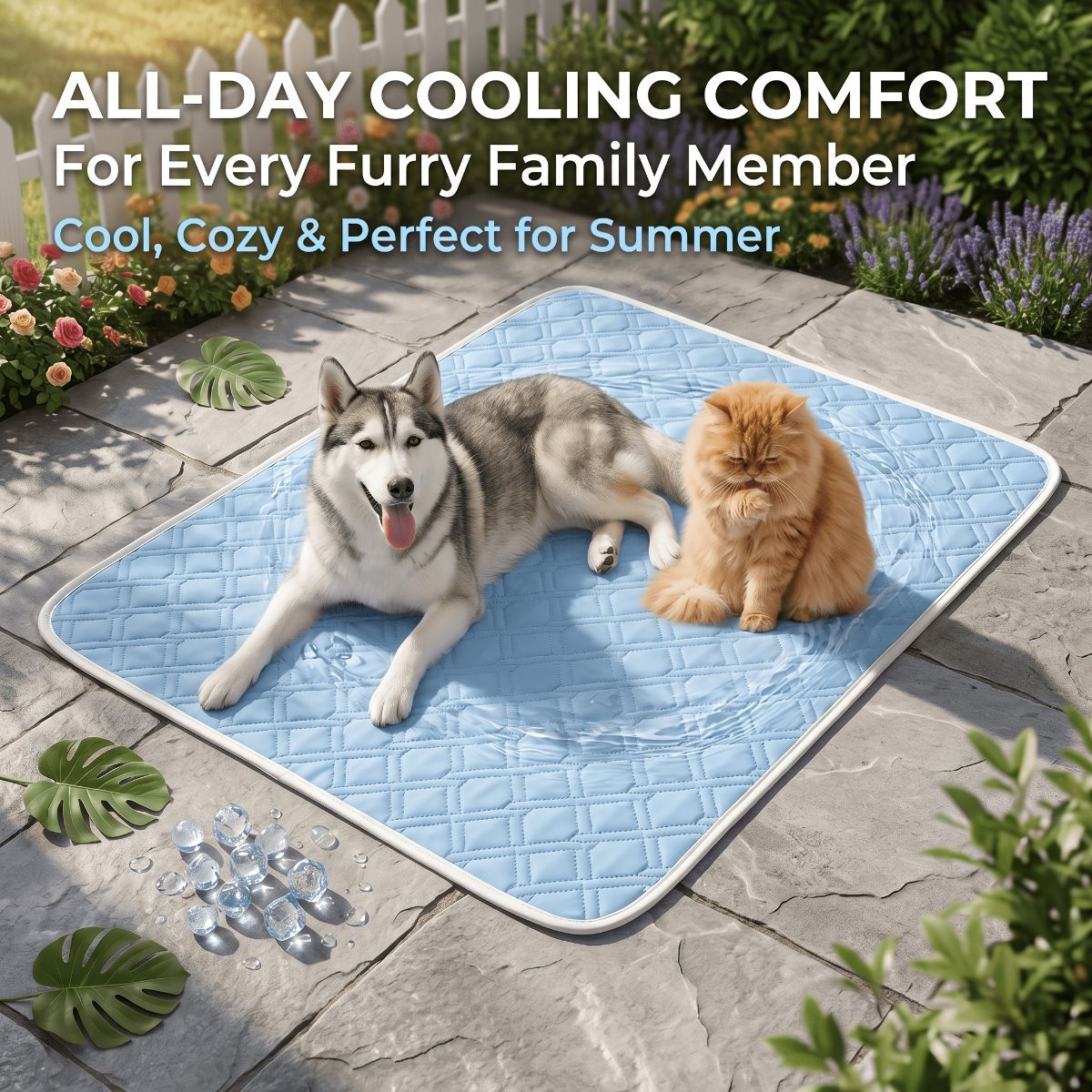 Instant Cooling Pet Mat Self Cooling Pet Mat No Electricity Pet Mat Pet Cooling