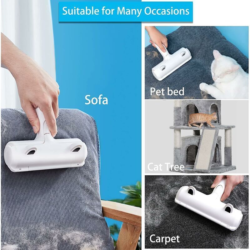 Pet Hair Remover Brush For Cats And Dogs, Reusable Magic Hair Remover Brush, Pet Hair ROller, Hair Remover