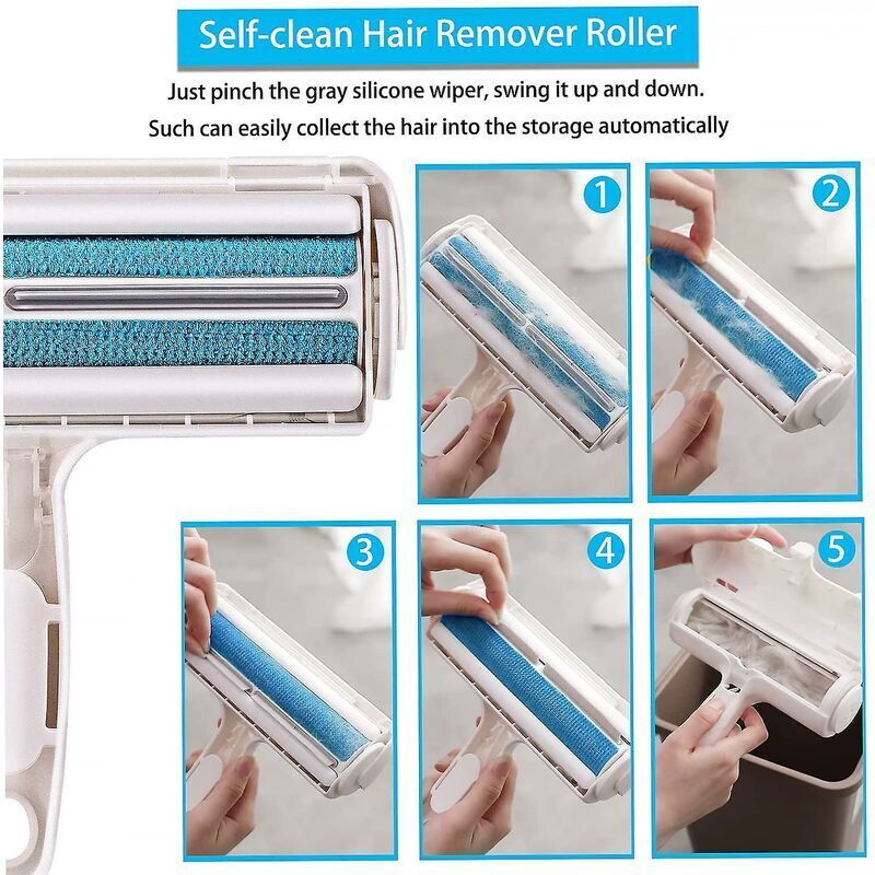 Pet Hair Remover Brush For Cats And Dogs, Reusable Magic Hair Remover Brush, Pet Hair ROller, Hair Remover