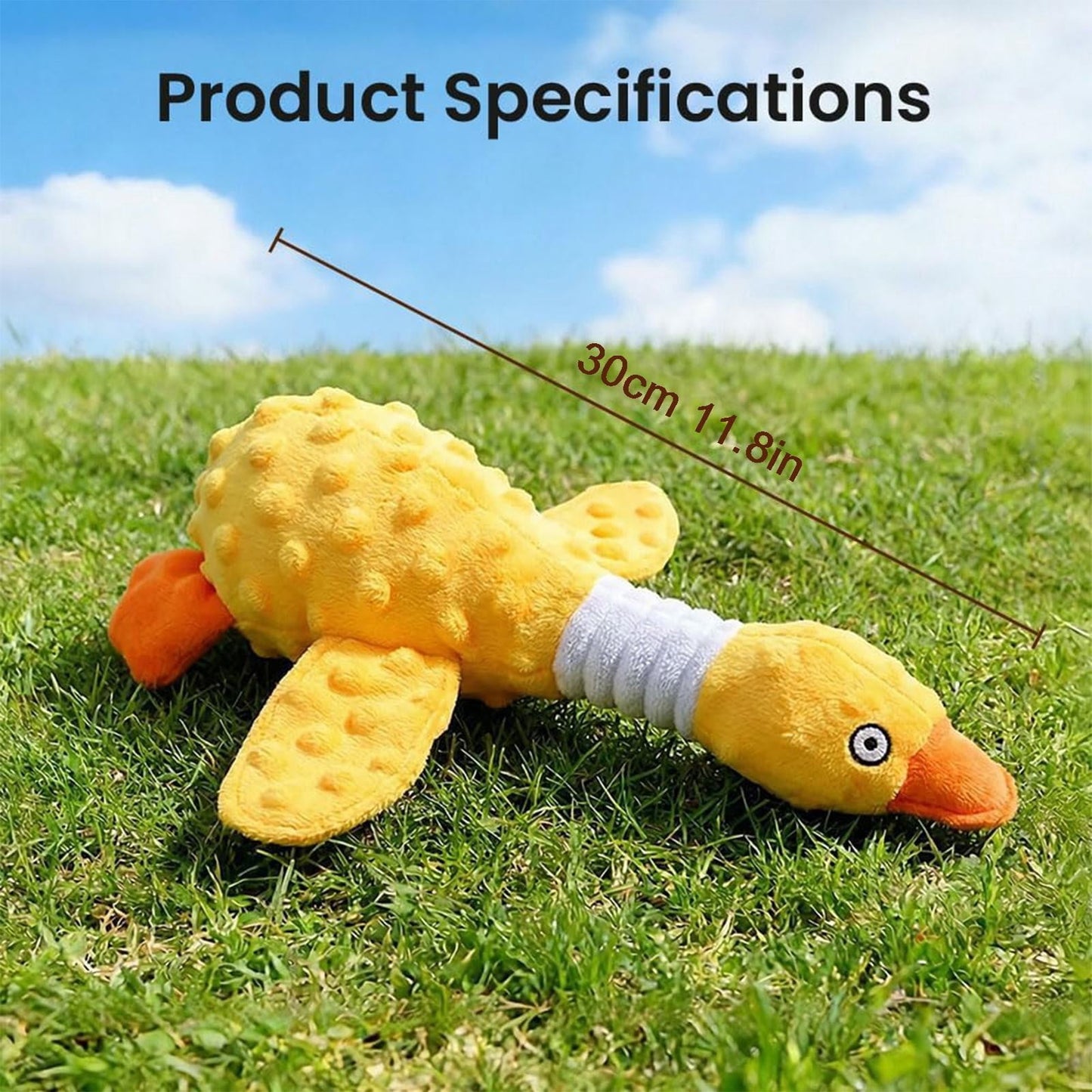 Pink Duck Chew Toy Dog Toys for Aggressive Chewers 2026 New Dog Toys Calming Toy for Dogs Indestructible Toy with in Squeaker for Boredom Yellow Dog Plush for Dogs, Pink Green