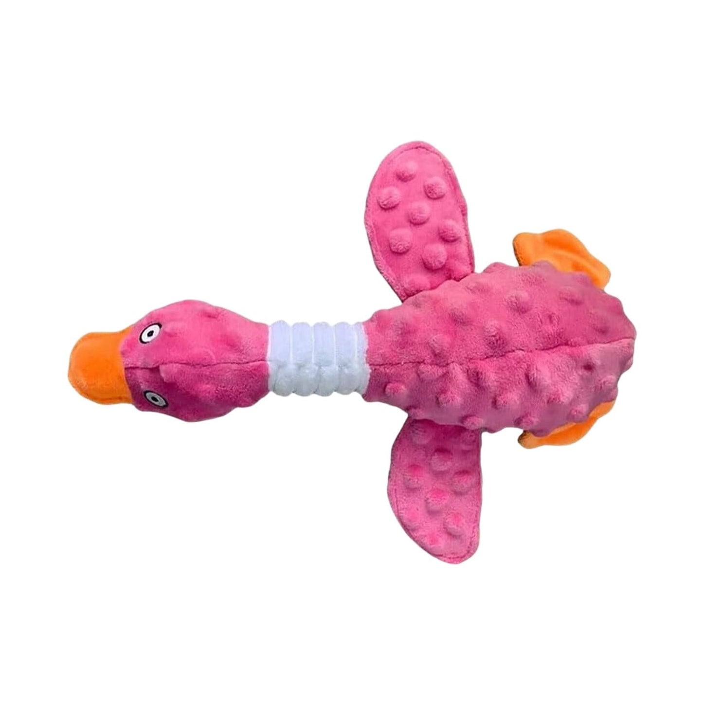 Pink Duck Chew Toy Dog Toys for Aggressive Chewers 2026 New Dog Toys Calming Toy for Dogs Indestructible Toy with in Squeaker for Boredom Yellow Dog Plush for Dogs Pink