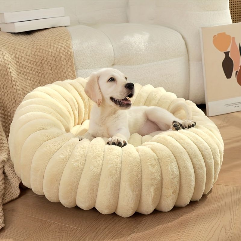 Pet Bed Dog Bed Cat Bed Small Dog Bed Medium Dog Bed Plush Pet Bed All-Season - Purple - Size 50-20-20