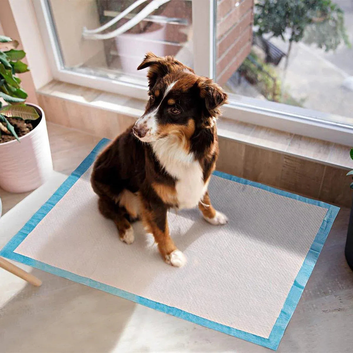 Large Puppy Dog Training Pads Pet Toilet Thickened Pee Pads Mat Indoor Absorbent - M ( 60*45cm) - 50PCS