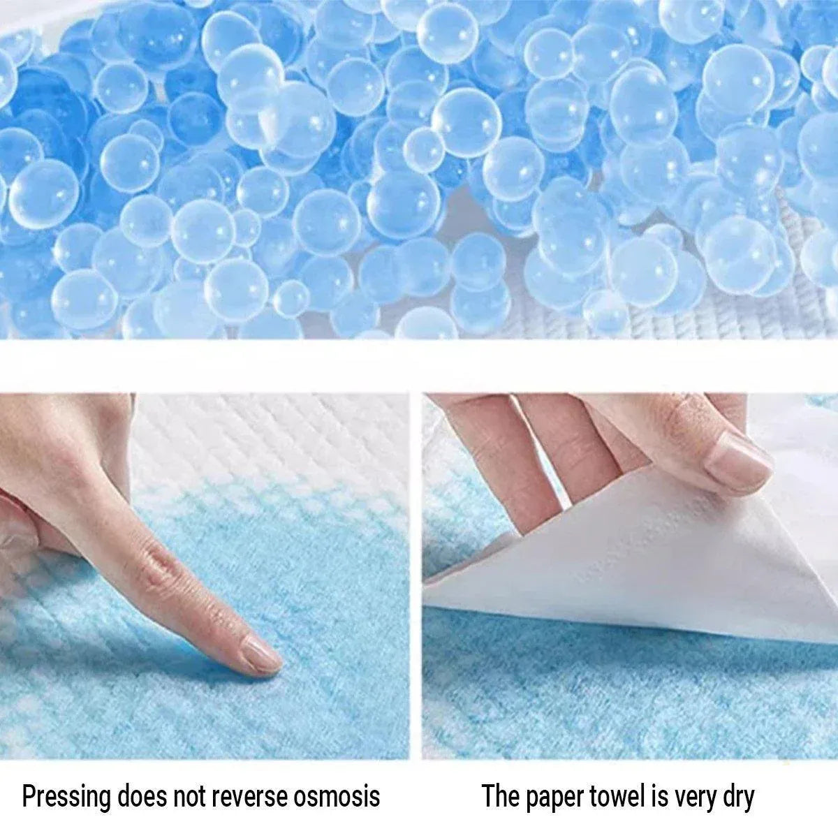 Large Puppy Dog Training Pads Pet Toilet Thickened Pee Pads Mat Indoor Absorbent - M ( 60*45cm) - 50PCS