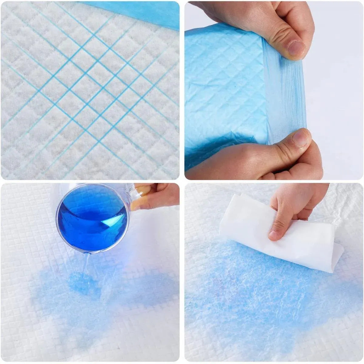 Large Puppy Dog Training Pads Pet Toilet Thickened Pee Pads Mat Indoor Absorbent - S ( 45*33cm) - 100PCS