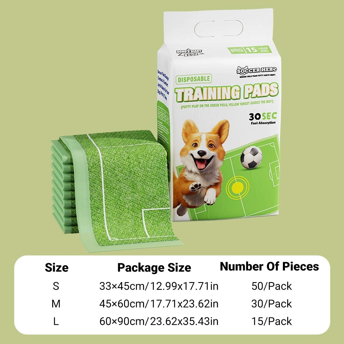 Pet Urinal Pads for Dogs Bullseye Diaper Pads Leakproof Pet Training Pads Dogs - S-50PCS