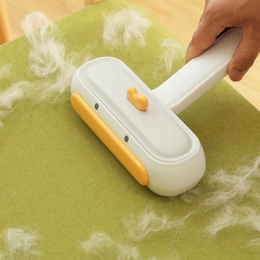 Dog and cat hair remover brush for easy and efficient grooming